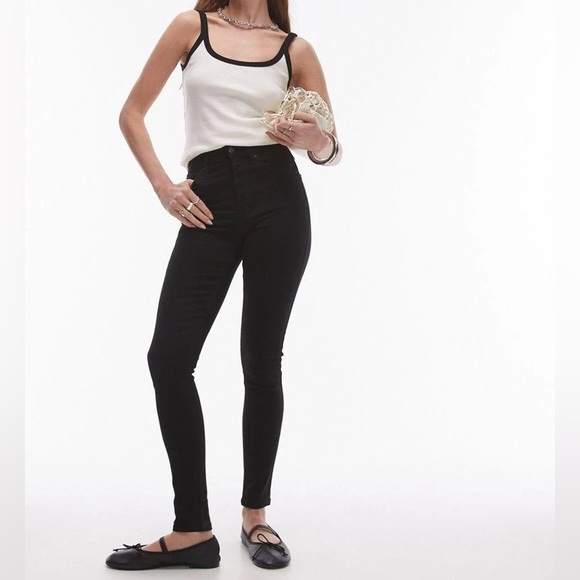 Topshop Denim - Topshop Jamie high waisted skinny jeans 27 petite
